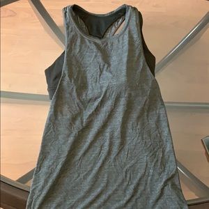 Lululemon tank top with built in bra. Size 6.